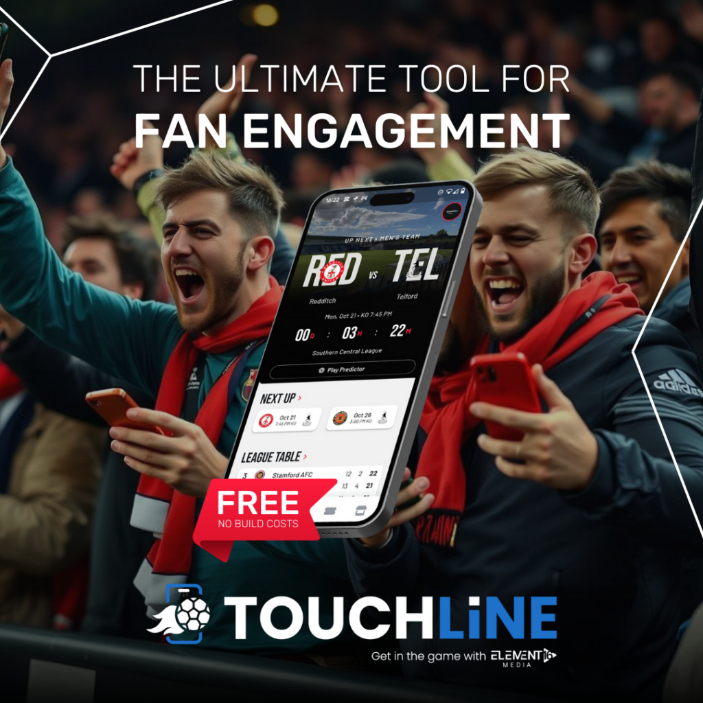 1 Introducing Touchline: Element16 Media’s flagship app development package for non-league football clubs